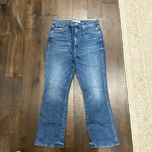 Mother High Waisted Ankle Flare Jean